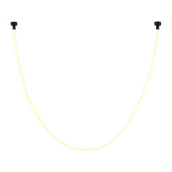 Lampa wisząca  LED wąż ledowy czarna 300 cm MD1021-3 black