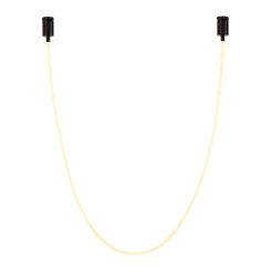 Lampa wisząca  LED wąż ledowy czarna 400 cm MD1021-4 black
