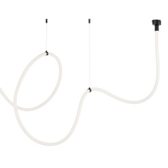 Lampa wisząca  LED wąż ledowy czarna 500 cm MD1021-5 black
