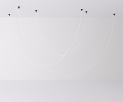 Lampa wisząca  LED wąż ledowy czarna 500 cm MD1021-5 black