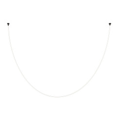 Lampa wisząca  LED wąż ledowy czarna 500 cm MD1021-5 black