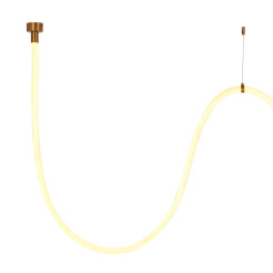 Lampa wisząca  LED wąż ledowy złota 300 cm MD1021-3 gold