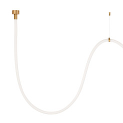 Lampa wisząca  LED wąż ledowy złota 300 cm MD1021-3 gold