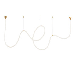 Lampa wisząca  LED wąż ledowy złota 500 cm MD1021-5 gold