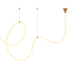 Lampa wisząca  LED wąż ledowy złota 500 cm MD1021-5 gold