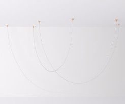 Lampa wisząca  LED wąż ledowy złota 500 cm MD1021-5 gold