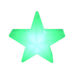 Lampa ogrodowa dekoracyjna gwiazda STAR LED RGBW 16 kolorów 30 cm ES-CR041