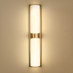 Lampa ścienna  LED biały marmur 66 cm ST-3426-AGB-CE