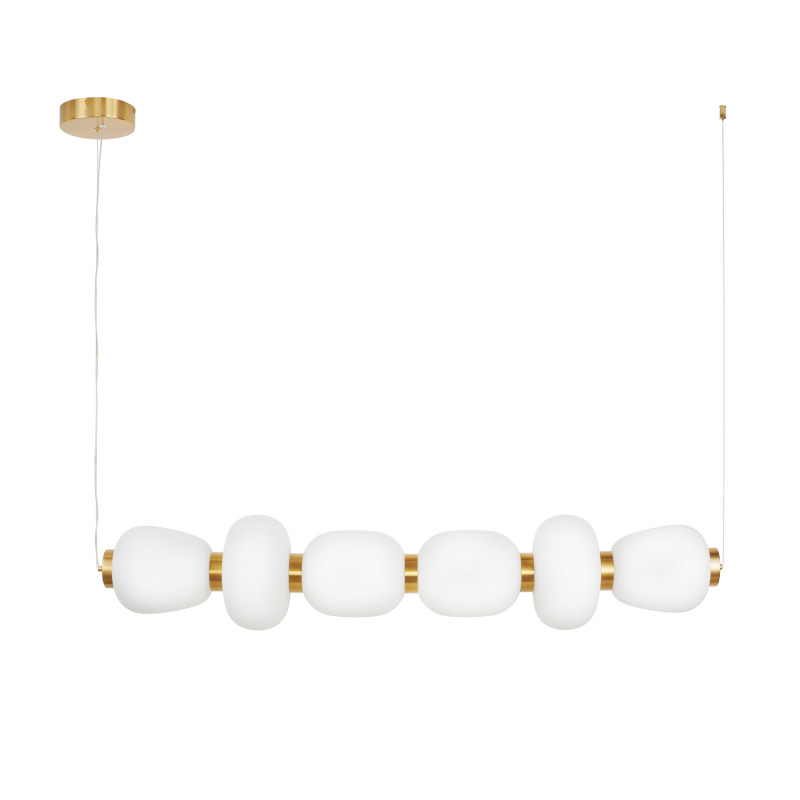 Lampa wisząca -6 LED biało-złota 125 cm ST-CP241210-6L GOLD