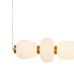 Lampa wisząca -6 LED biało-złota 125 cm ST-CP241210-6L GOLD