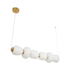Lampa wisząca -6 LED biało-złota 125 cm ST-CP241210-6L GOLD
