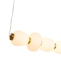 Lampa wisząca -6 LED biało-złota 125 cm ST-CP241210-6L GOLD