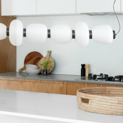 Lampa wisząca -6 LED biało-złota 125 cm ST-CP241210-6L GOLD