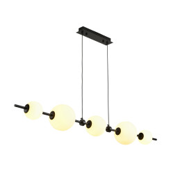 Lampa wisząca  czarna 140 cm ST-CP241222-5L