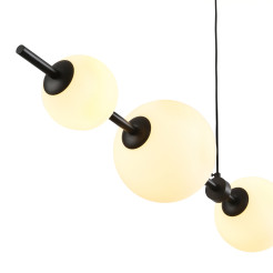 Lampa wisząca  czarna 140 cm ST-CP241222-5L
