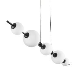 Lampa wisząca  czarna 140 cm ST-CP241222-5L