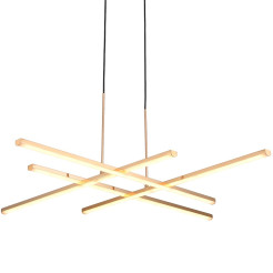 Lampa wisząca  LED złota 78 cm ST-MD240406-4 gold