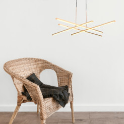 Lampa wisząca  LED złota 78 cm ST-MD240406-4 gold