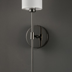 Lampa ścienna  czarny połysk 53 cm ST-9501W BLACK