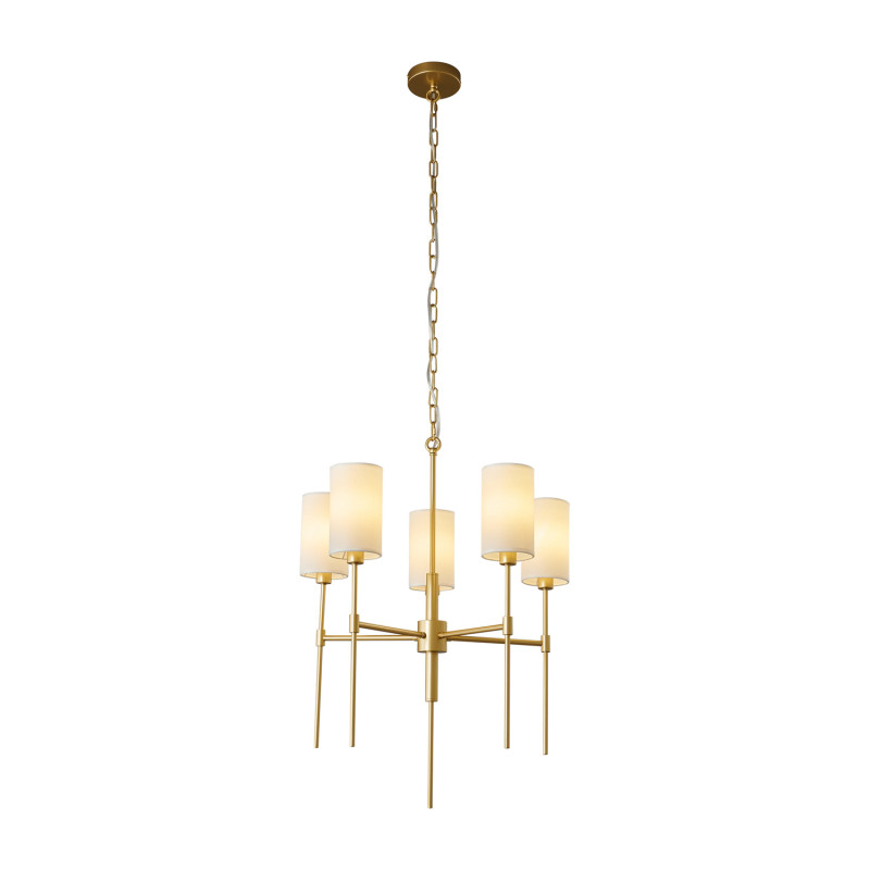 Lampa wisząca  żyrandol złota 60 cm ST-9501-5 GOLD