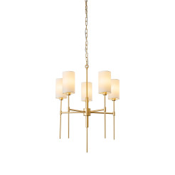 Lampa wisząca  żyrandol złota 60 cm ST-9501-5 GOLD
