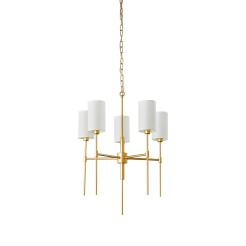 Lampa wisząca  żyrandol złota 60 cm ST-9501-5 GOLD