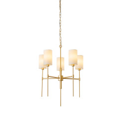 Lampa wisząca  żyrandol złota 60 cm ST-9501-5 GOLD