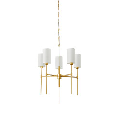 Lampa wisząca  żyrandol złota 60 cm ST-9501-5 GOLD