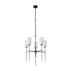 Lampa wisząca  czarny połysk 60 cm ST-9501-5 BLACK