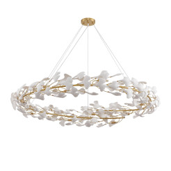 Lampa wisząca  złoto biała 150 cm XY080P-150