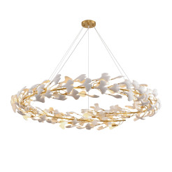 Lampa wisząca  złoto biała 150 cm XY080P-150
