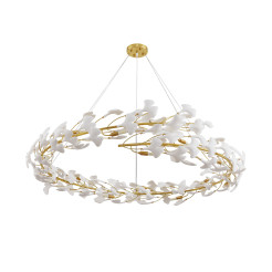 Lampa wisząca  złoto biała 150 cm XY080P-150