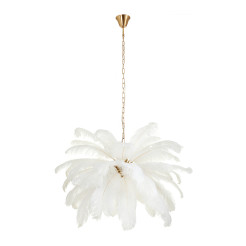 Lampa wisząca  pióra białe 100 cm ST-DN127 white