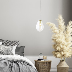 Lampa wisząca czarna 1xE14 LP-1214/1P