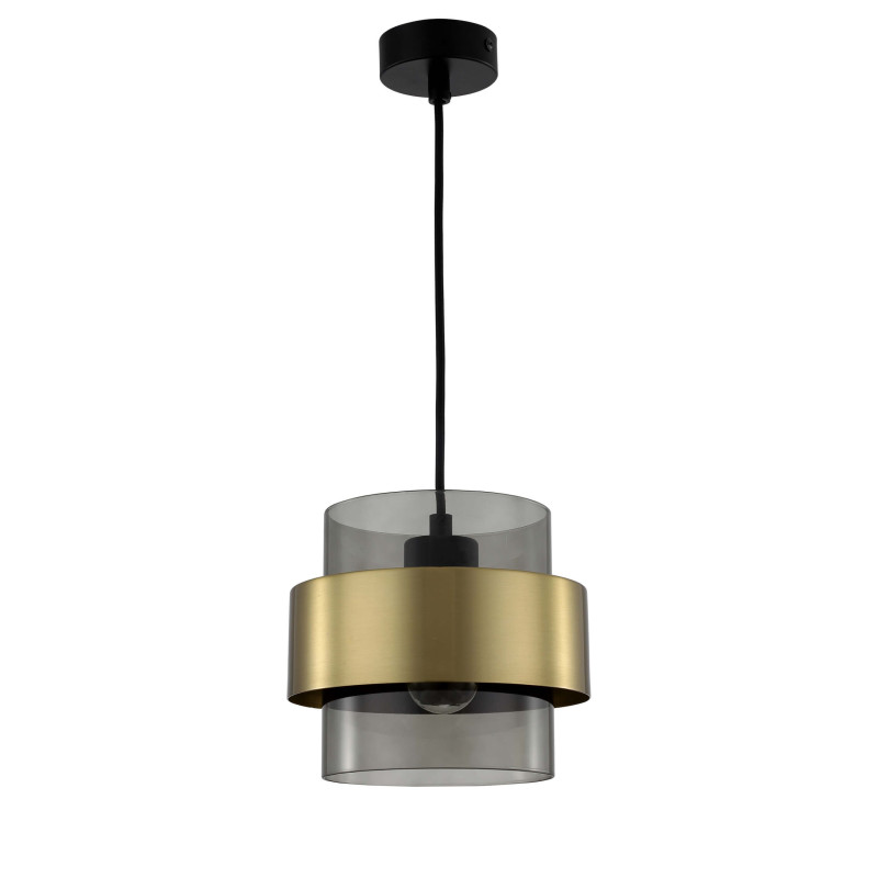 Lampa wisząca dymna 1xE27 LP-866/1P SM/GD