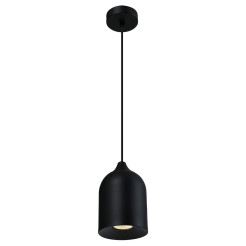 Metalowa lampa wisząca czarna 1xGU10 LP-0110/1P BK