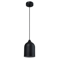 Metalowa lampa wisząca czarna 1xGU10 LP-0110/1P BK