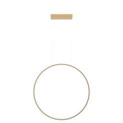 Lampa wisząca S złota IP44 LED CCT LP-999/1P S GD CCT