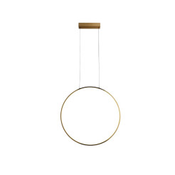 Lampa wisząca S złota IP44 LED CCT LP-999/1P S GD CCT