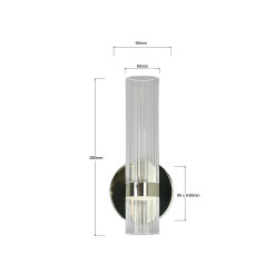 Kinkiet złoty LED CCT LP-1510/1W GD