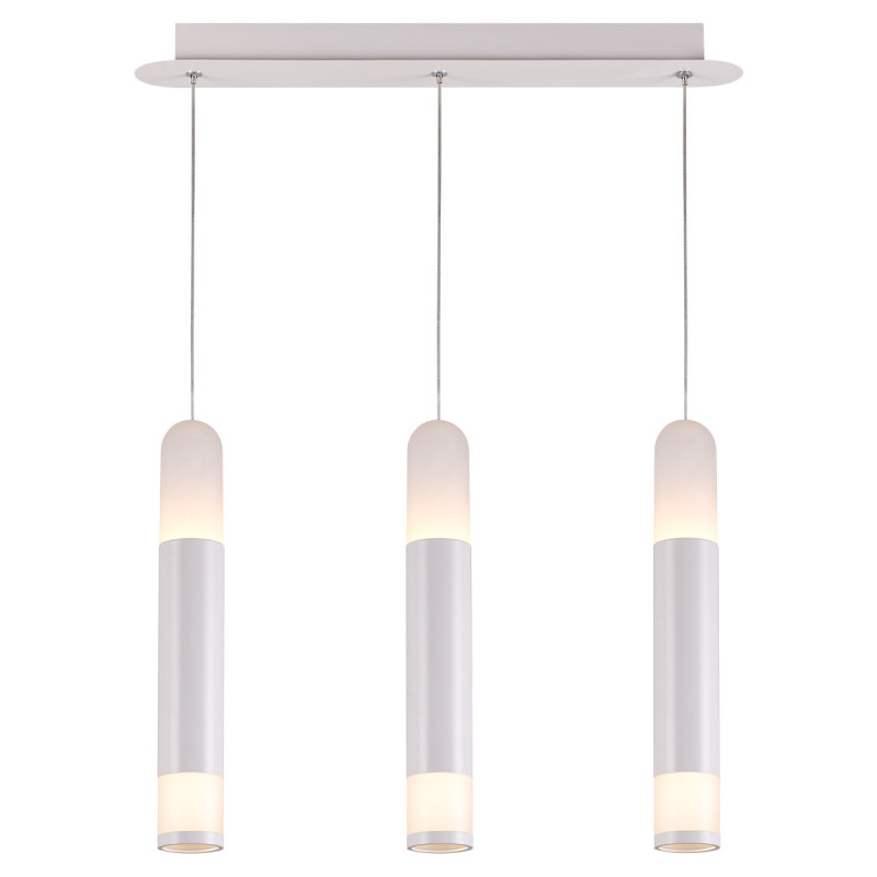 Lampa wisząca biała LED 3000K LP-8011/3L