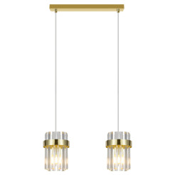 Lampa wisząca złota 2xE14 LP-2910/2L GD