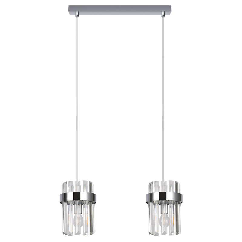 Lampa wisząca chrom 2xE14 LP-2910/2L CH