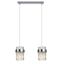 Lampa wisząca chrom 2xE14 LP-2910/2L CH