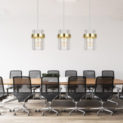 Lampa wisząca złota 3xE14 LP-2910/3L GD