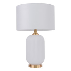 Lampa stołowa 65 cm biała 1xE27 LP-1515/1T big white