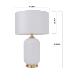Lampa stołowa 65 cm biała 1xE27 LP-1515/1T big white