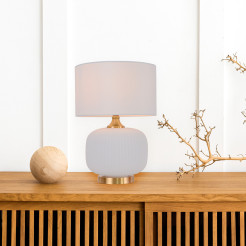 Lampa stołowa 48 cm biała 1xE27 LP-1515/1T small white