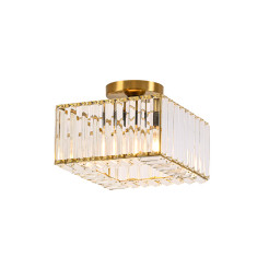 Kwadratowy plafon złoty 1xE27 LP-2910/1C GD square