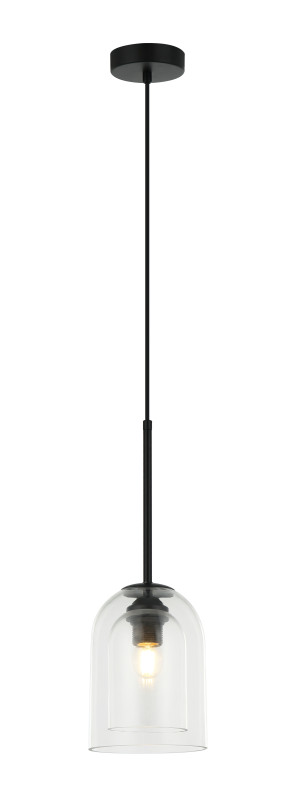 Lampa wisząca transparentna 1xE27 LP-8103/1P TR
